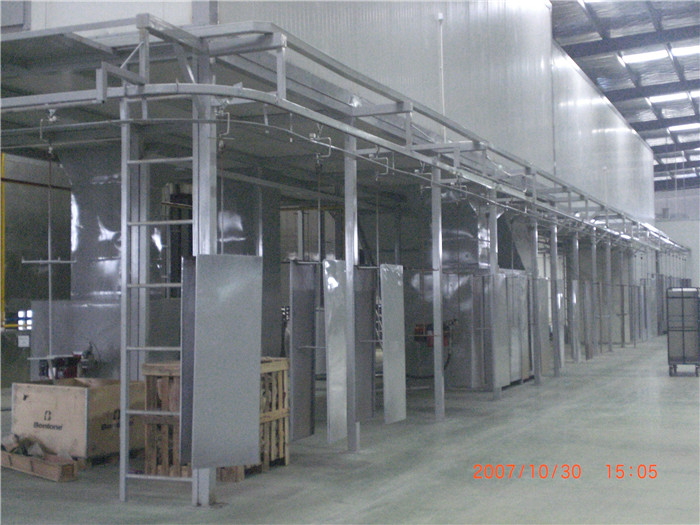 五金板件喷粉烘干线